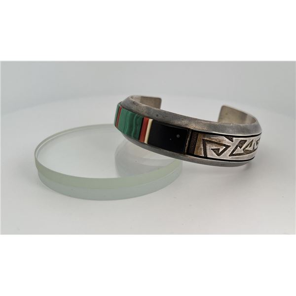 Navajo Richard Tsosie Sterling Silver Bracelet