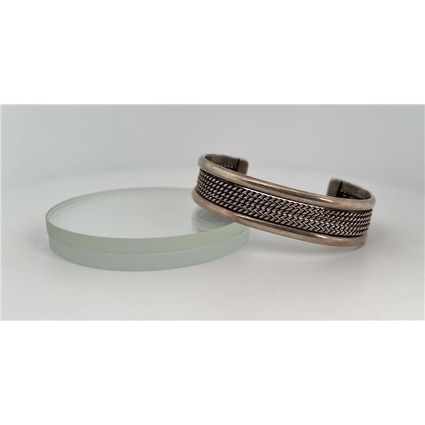 Navajo Tahe Sterling Silver Bracelet