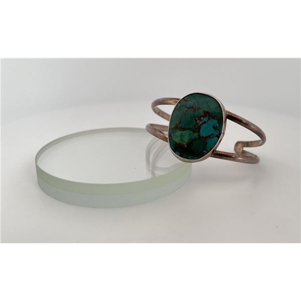Navajo Sterling Silver Turquoise Bracelet