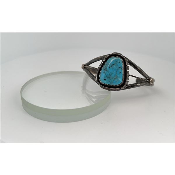 Navajo Sterling Silver Turquoise Bracelet