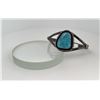 Image 1 : Navajo Sterling Silver Turquoise Bracelet