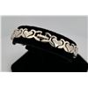 Image 2 : Sterling Silver Heart Link Bracelet