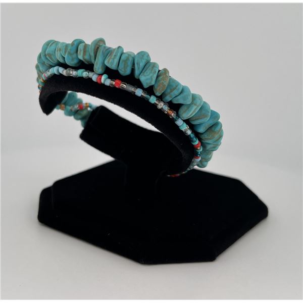 Southwest Turquoise Howlite Bracelet