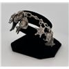 Image 1 : Sterling Silver Cowboy Charm Bracelet