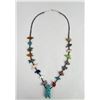 Image 3 : Large Chunky Zuni Turquoise Fetish Necklace