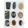 Image 6 : Collection of Stone Necklace Pendants Cabachons