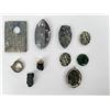 Image 4 : Collection of Natural Stone Jewelry Findings