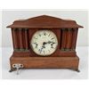 Image 1 : Emperor Wood Cased Mantle Clock