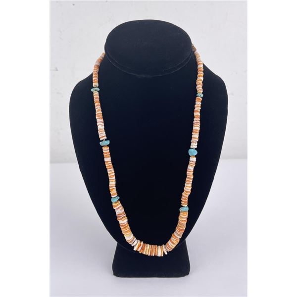 Southwestern Spiny Oyster Heishi Necklace