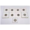 Image 2 : Lot of 9 Mercury Dimes