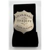 Image 1 : Charles Ward Rice County Kansas Sheriff Badge