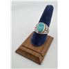Image 1 : Navajo Sterling Silver Turquoise Ring