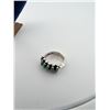 Image 3 : Zuni Sterling Silver Petit Point Turquoise Ring