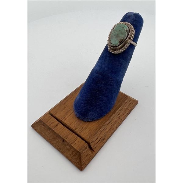 Navajo Sterling Silver Turquoise Ring
