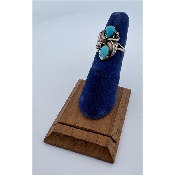 Navajo Sterling Silver Turquoise Ring