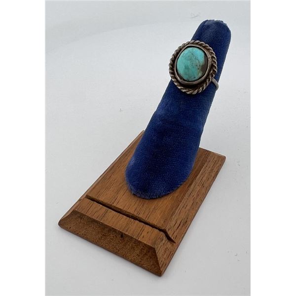 Navajo Sterling Silver Turquoise Ring