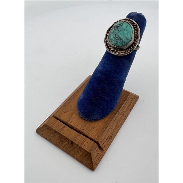 Navajo Sterling Silver Turquoise Ring