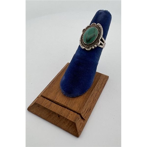 Navajo Sterling Silver Turquoise Ring