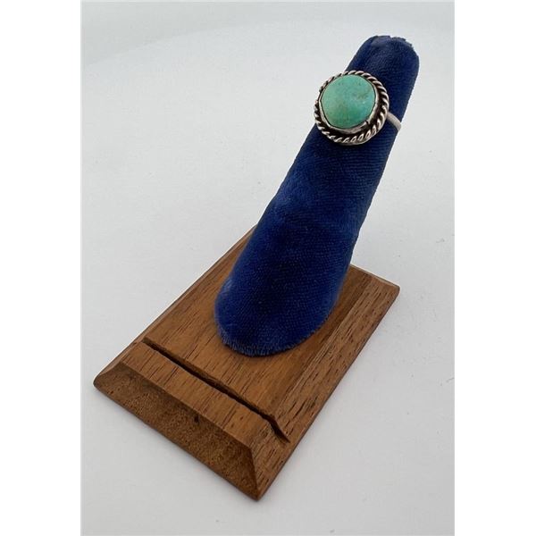 Navajo Sterling Silver Turquoise Ring
