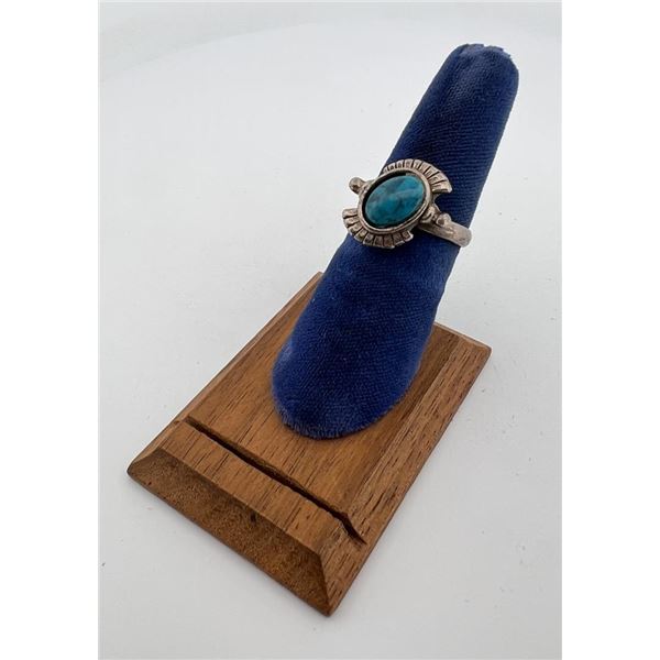 Navajo Sterling Silver Turquoise Ring