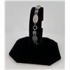Image 2 : Art Deco Guilloche Enamel Sterling Silver Bracelet