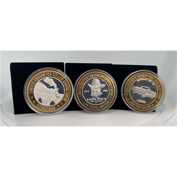 Limited Edition Silver Casino Tokens