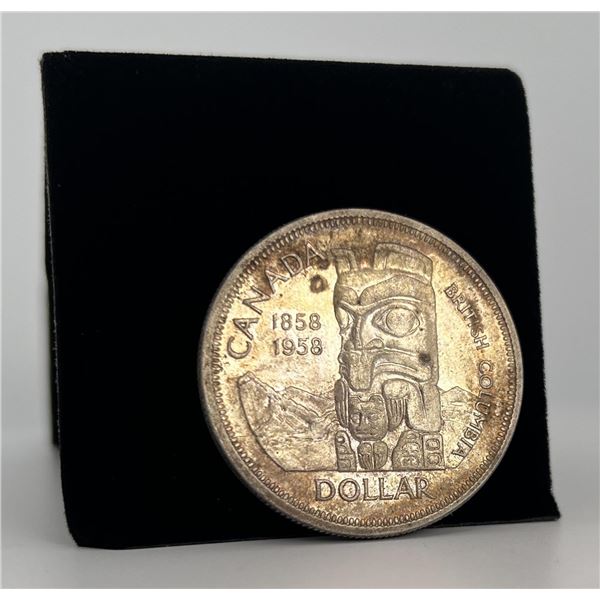 Centennial 1858 1958 Canadian Silver Dollar