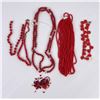 Image 1 : Collection of Red Trade Beads