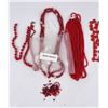 Image 7 : Collection of Red Trade Beads