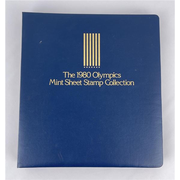 1980 Olympics Mint Sheet Stamp Collection