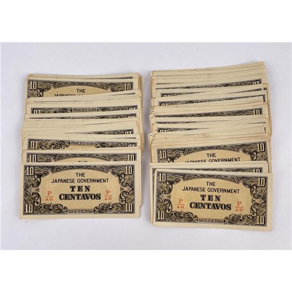 Japanese Government Ten Centavos Notes