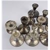 Image 2 : Lot of Weighted Sterling Silver Candlesticks
