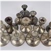 Image 3 : Lot of Weighted Sterling Silver Candlesticks
