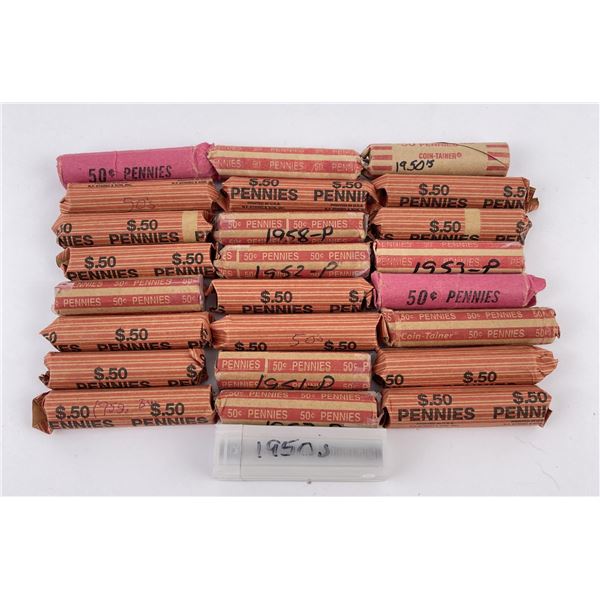 Collection of Uncirculated Wheat Pennies