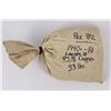 33lb Bank Bag of Lincoln Pennies Pre 1982