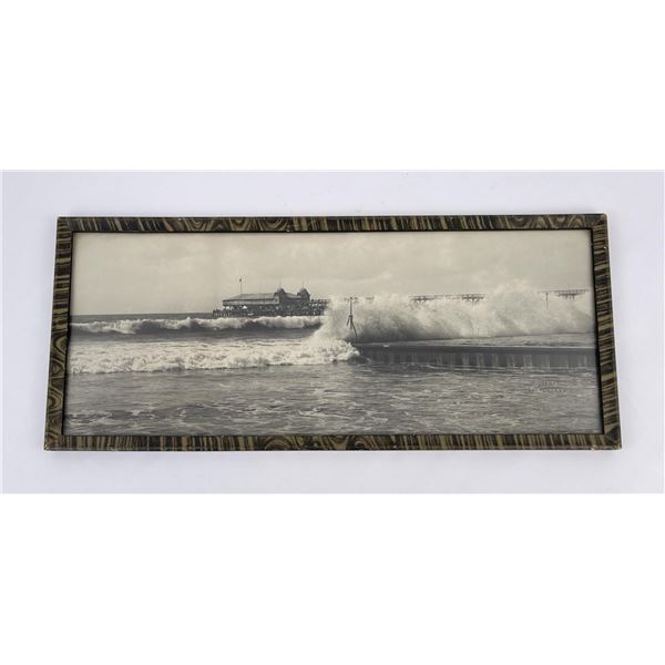 Antique Long Beach California Pier Photo