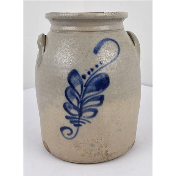 Salt Glaze Stoneware Ovoid Butter Churn Crock