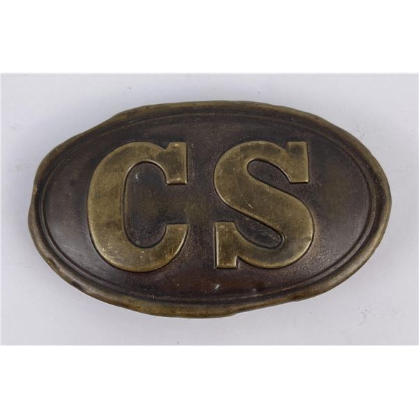 Confederate States Civil War Belt Buckle