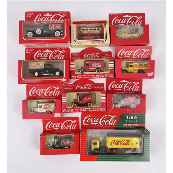 Die Cast Coca Cola Delivery Toy Cars Trucks