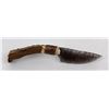 Image 2 : Bo Earls Handmade Obsidian Horn Handle Knife