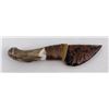Image 1 : Bo Earls Handmade Obsidian Horn Handle Knife