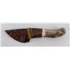 Image 2 : Bo Earls Handmade Obsidian Horn Handle Knife
