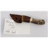 Image 6 : Bo Earls Handmade Obsidian Horn Handle Knife