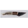 Image 1 : Bo Earls Handmade Obsidian Horn Handle Knife