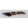 Image 2 : Bo Earls Handmade Obsidian Horn Handle Knife