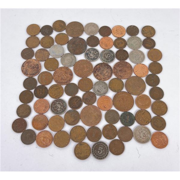 Large Grouping of Foreign Coins