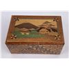 Image 2 : Vintage Japanese Wood Inlaid Puzzle Box