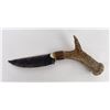 Image 1 : Bo Earls Handmade Obsidian Horn Handle Knife