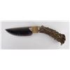 Image 1 : Bo Earls Handmade Obsidian Horn Handle Knife