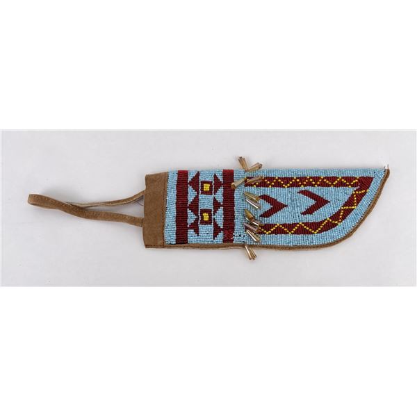 Rendezvous Indian Style Beaded Knife Sheath